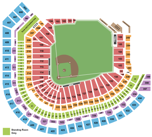 Daikin Park Houston Astros Seating Chart